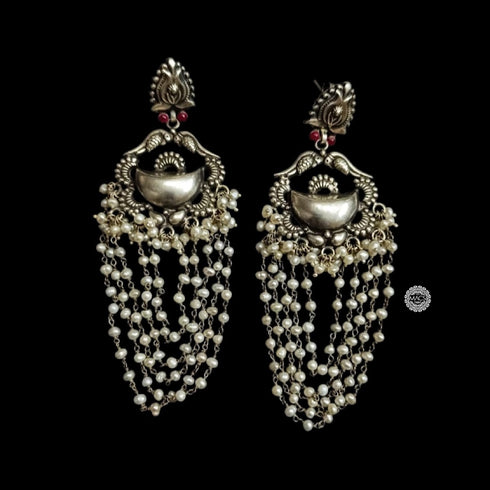 925 Silver Pearl Earrings